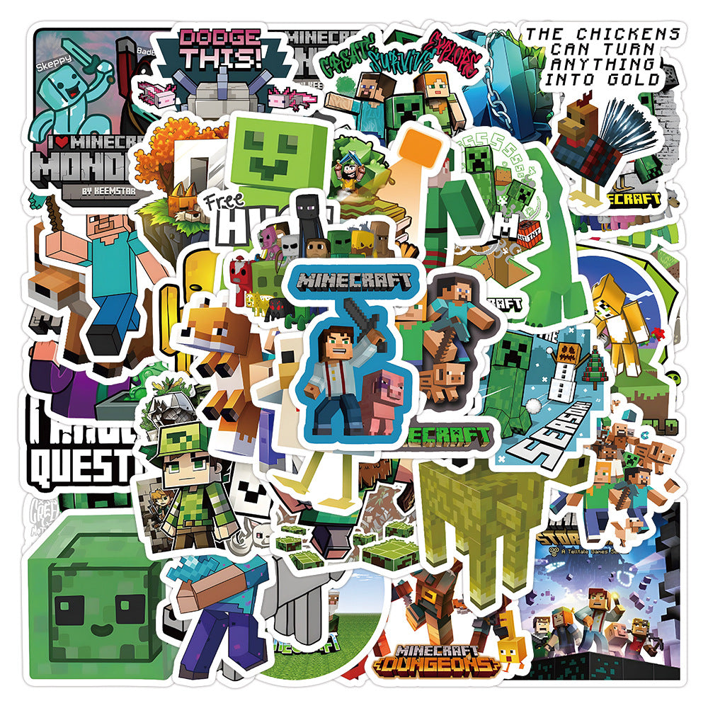 Wholesale 52 Cute Cartoon My World Waterproof Vinyl Stickers OLY Exclusive