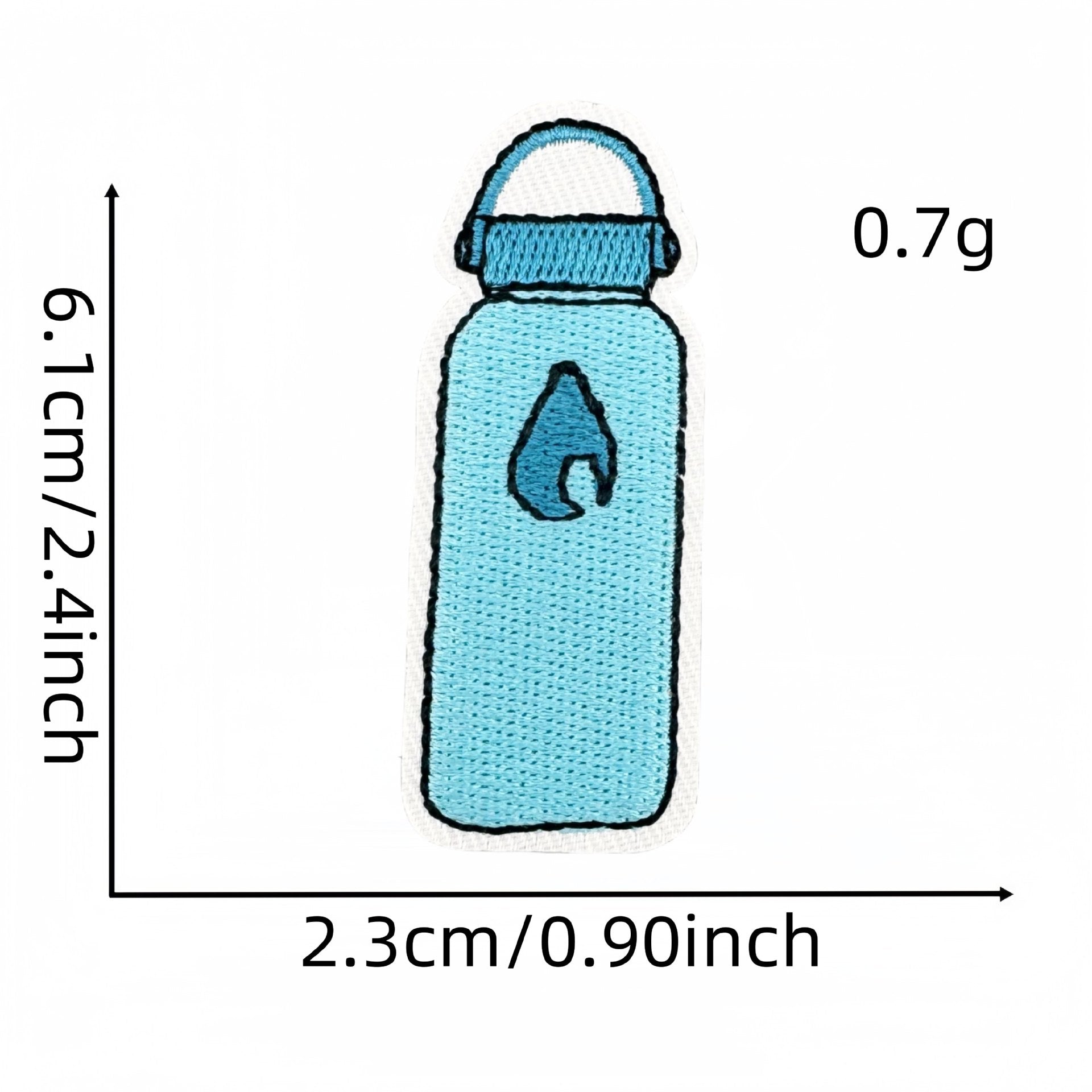 Wholesale Blue series cartoon embroidery DIY patches