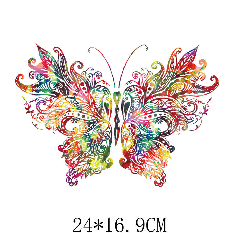 Wholesale Colored butterfly heat transfer UV DTF Ready to Press Transfers Wraps