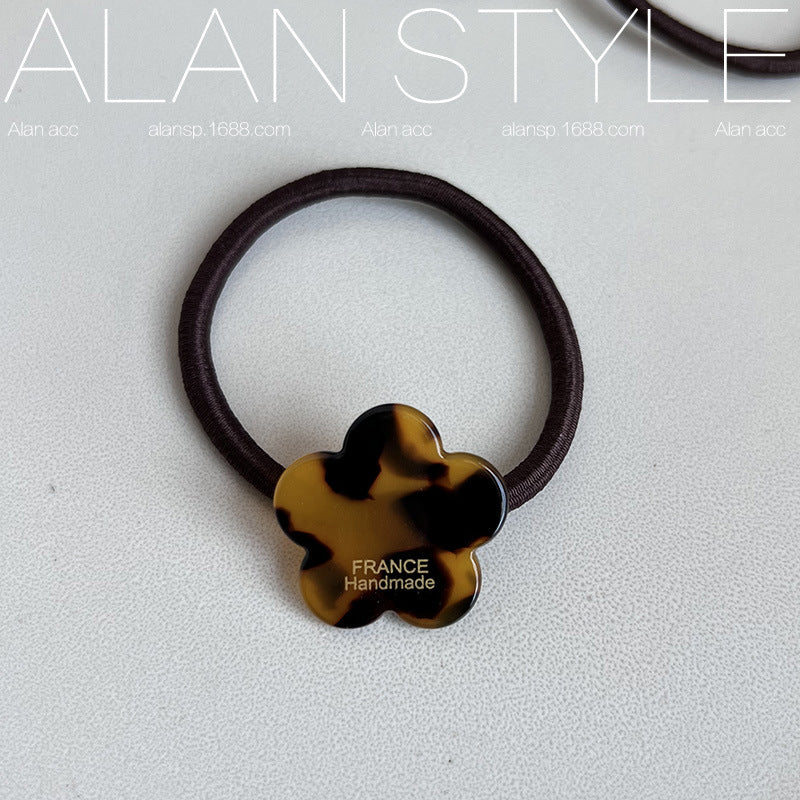 Wholesale Cute Flower Cartoon Acetate Fiber Hair Scrunchies