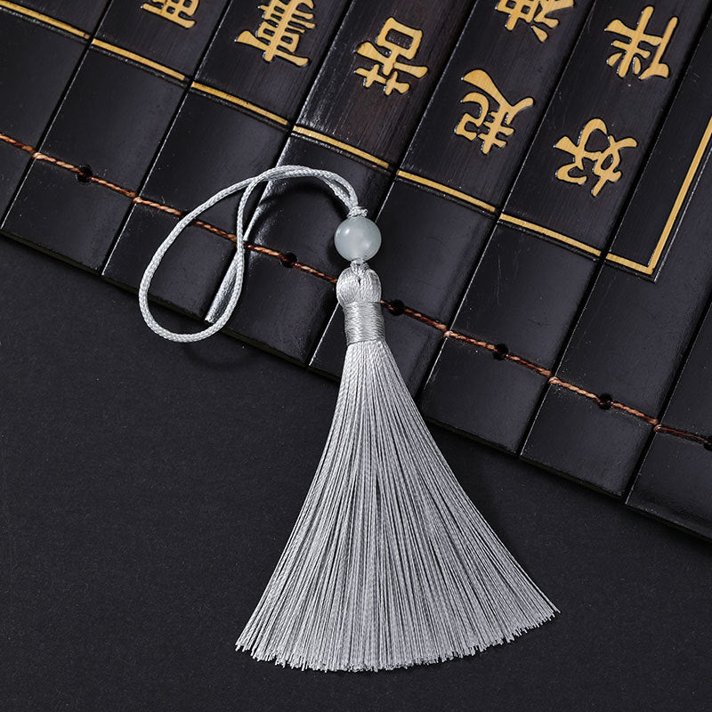 Wholesale 7cm Beaded Ice Silk Tassel Pendant