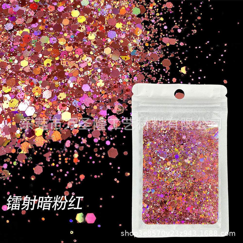 Wholesale Popular Holographic Mixed Size Sequins Filler