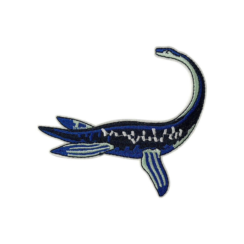 Wholesale Stylish Dinosaur Embroidered Patch With Hot Melt Glue For Kids Coats And Jeans