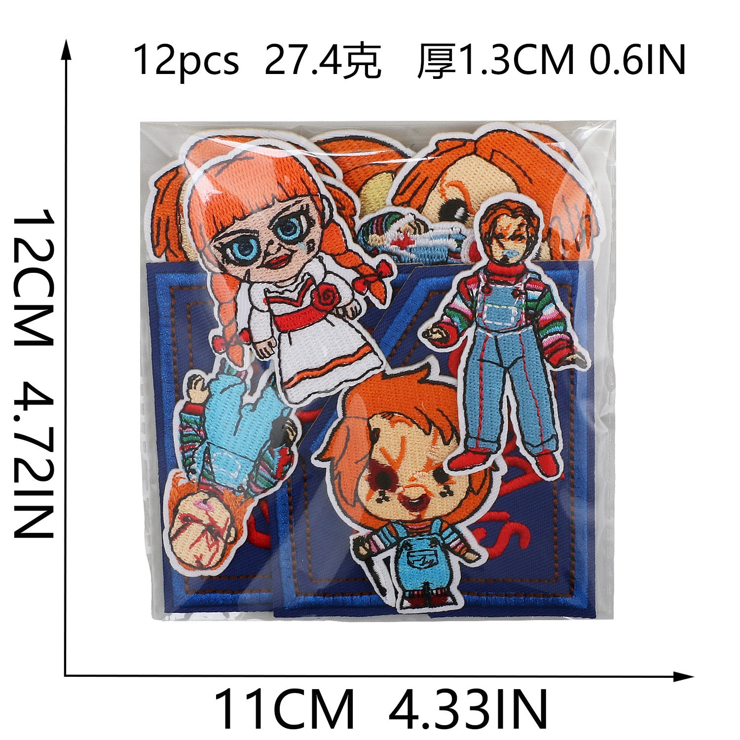 Wholesale  y Doll Ghost Bride Embroidered Patch Polyester Clothing Accessory For Costume OLY Exclusive