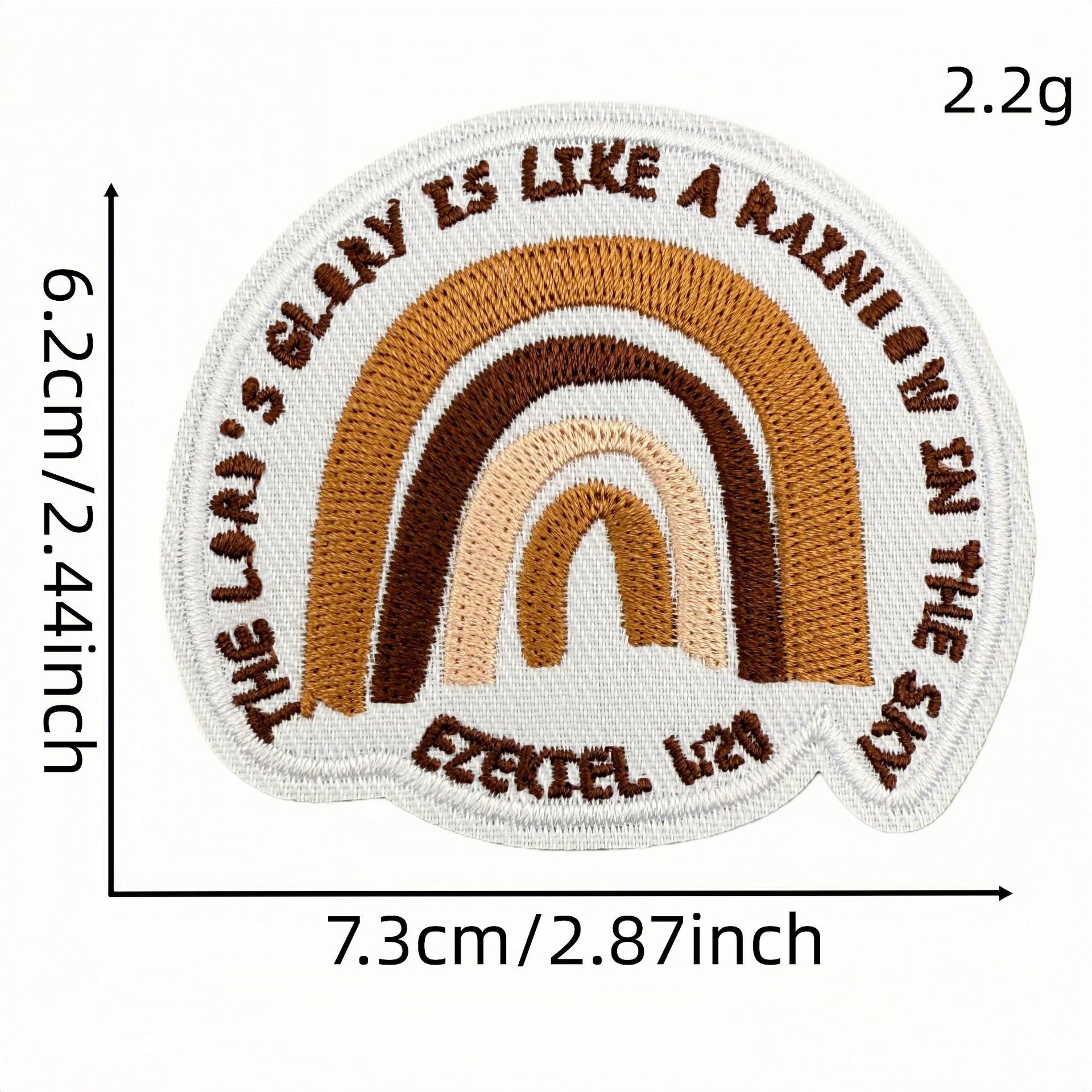 Wholesale Polyester Embroidered Patches Bohemian Cartoon English Iron On Badges For DIY Craft Supply