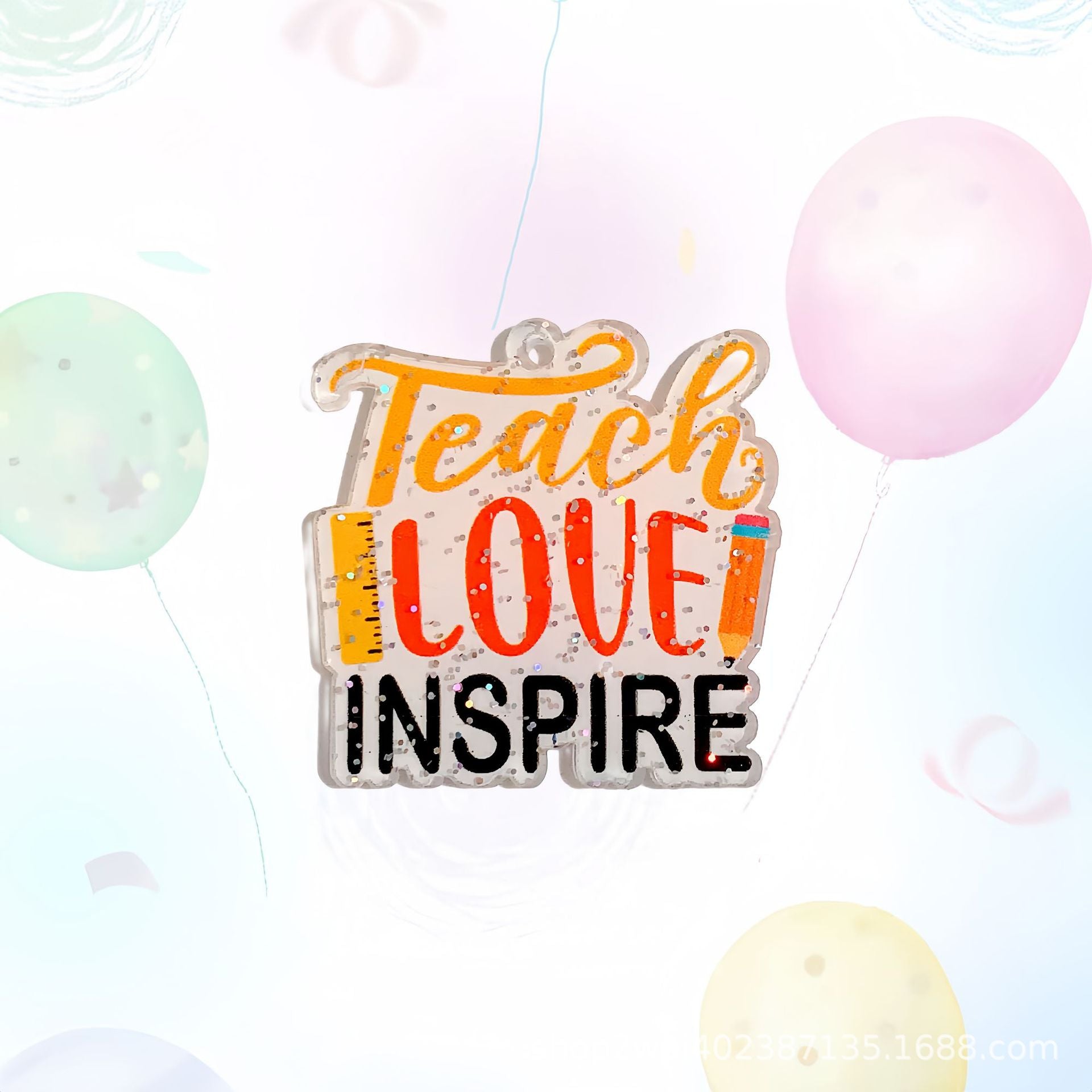 Wholesale 30pcs Acrylic Glitter Campus Style Graduation Season Accessories DIY Materials