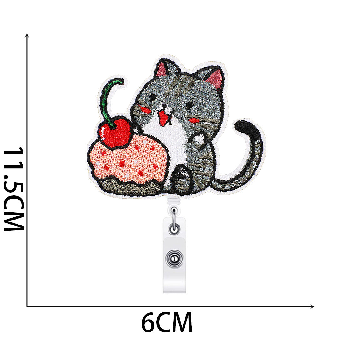 Wholesale Xiao Tian kitten easy-pull buckle embroidery cloth stickers