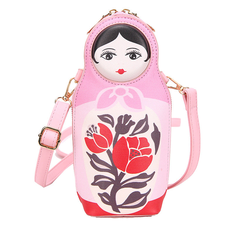 Wholesale PU Matryoshka Crossbody Bag
