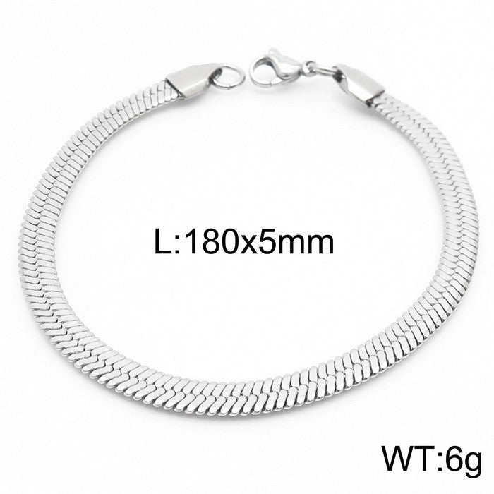 Wholesale personalized blade titanium steel necklace bracelet