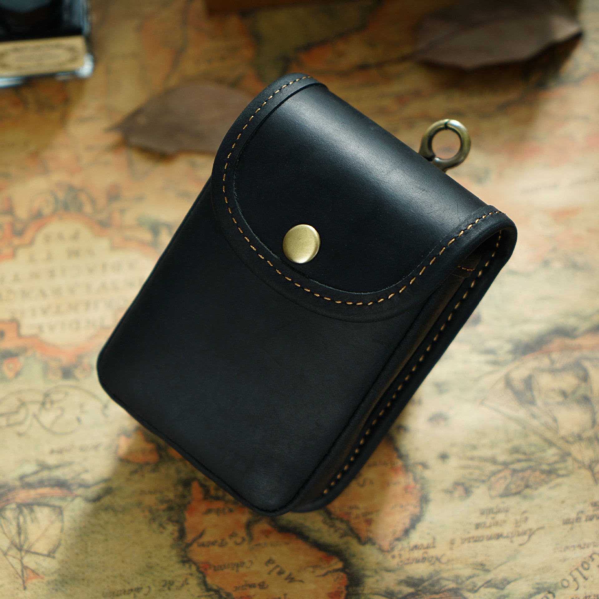 Wholesale Cowhide Vintage Mini Coin Purse
