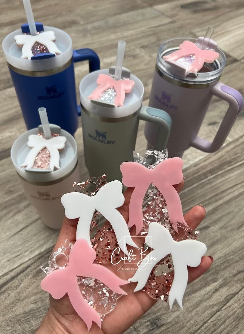 Wholesale Bow Gold Dust Transparent Ice Fighter 40OZ Cup Lid Label