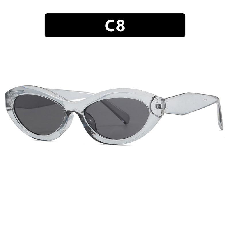 Wholesale Elliptical Small Frame PC Sunglasses