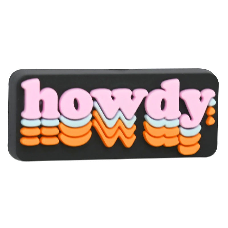 Wholesale Random 100pcs/pack  Cartoon Cowboy Series Soft Rubber Beads