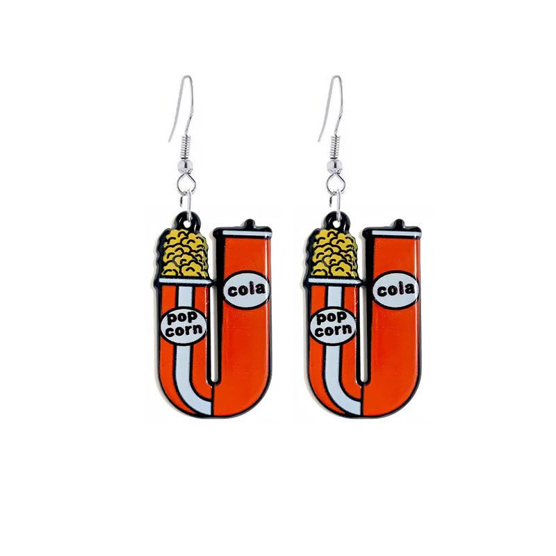 Wholesale Circus Clown Acrylic Earrings