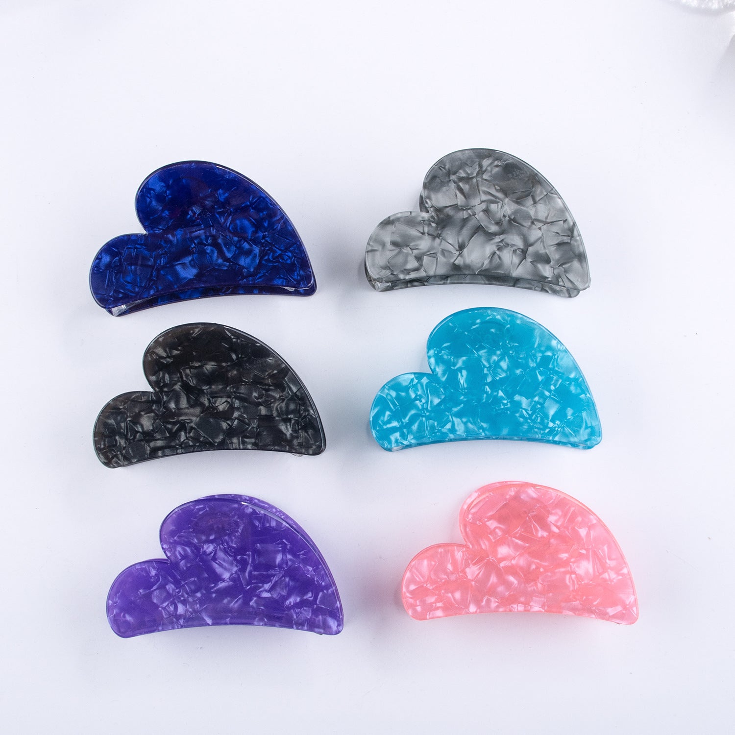 Wholesale Valentine's Day  Heart Shape Colorful Grippers