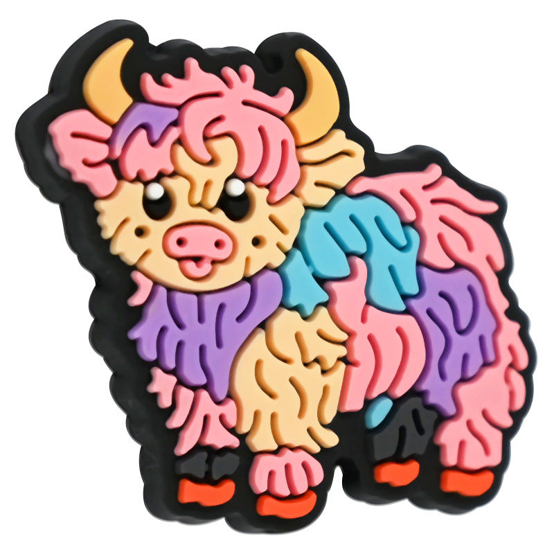 Wholesale Random 100pcs/pack  Cute cartoon animal bead  Focal Beads