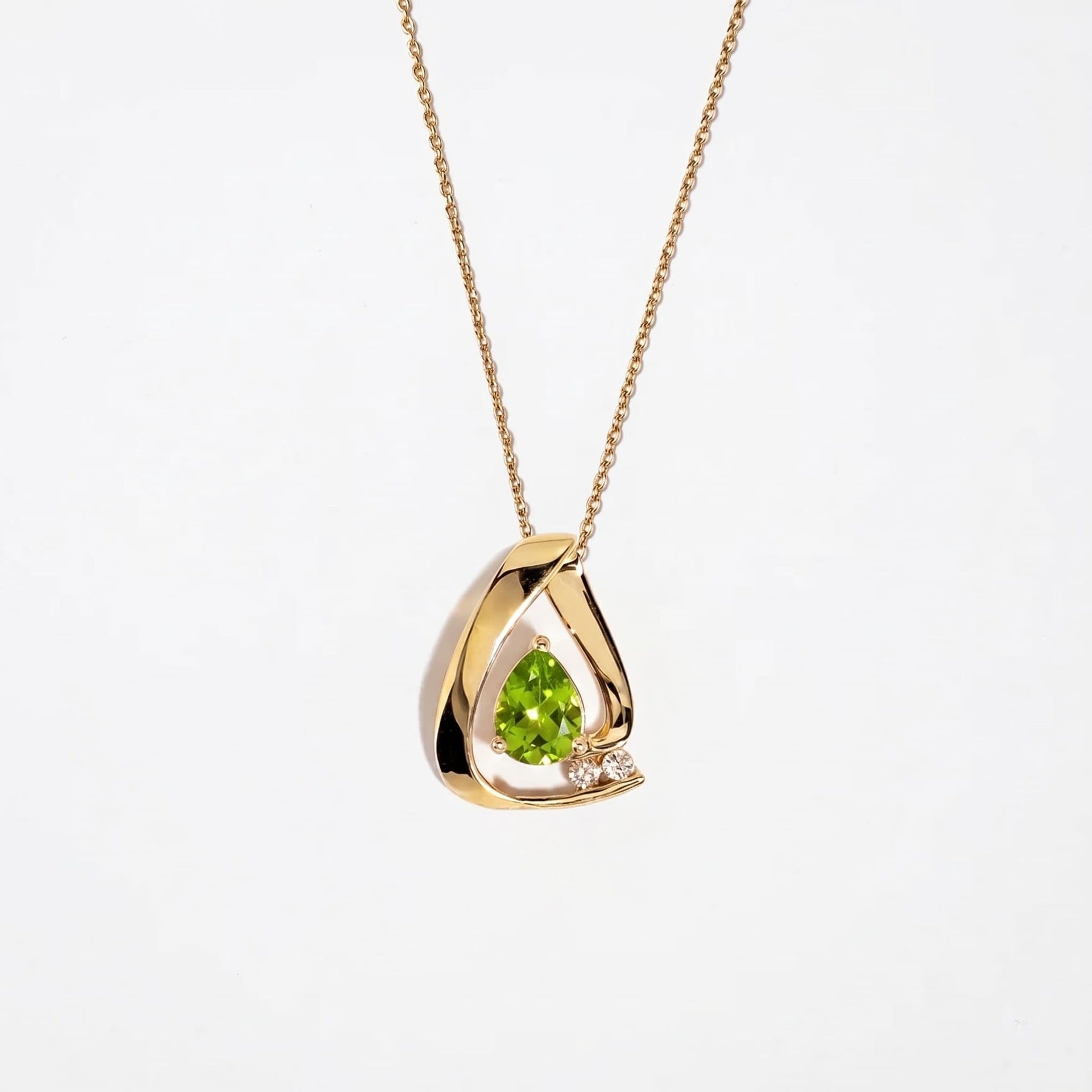 Wholesale Trendy Water Drop Red Zircon Necklace 18K Gold Plated Stainless Steel December Birthstone Gift Boutique Resale