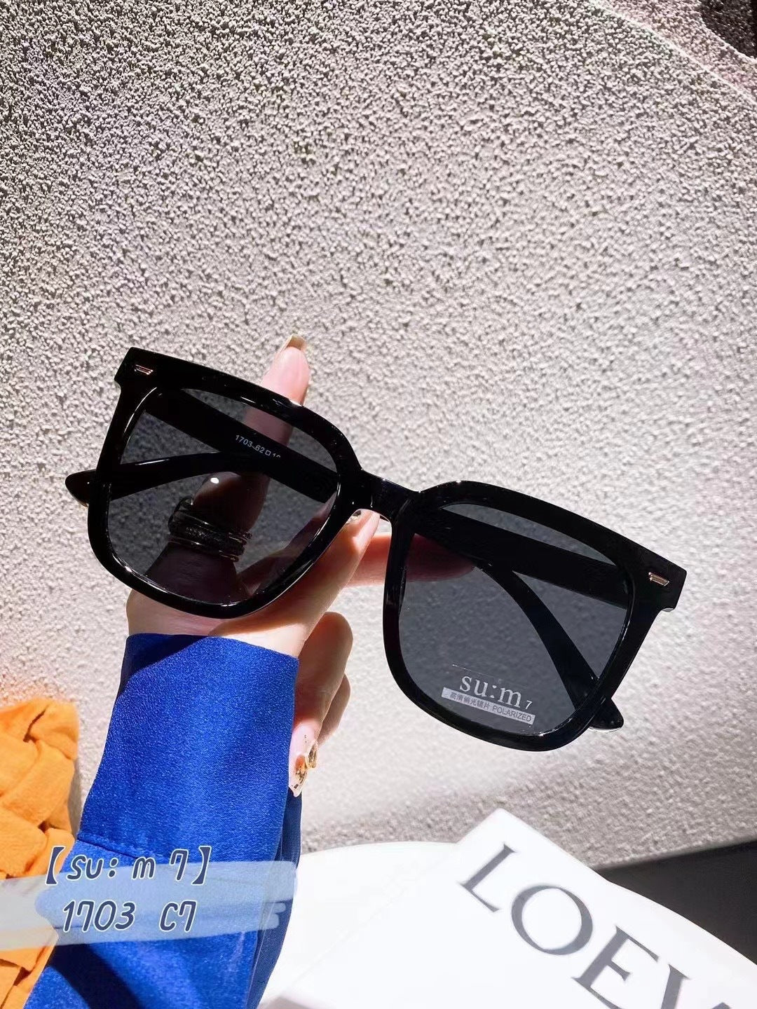 Wholesale Cool street style sunglasses for women,  large frame,  versatile polarized sunglasses for men