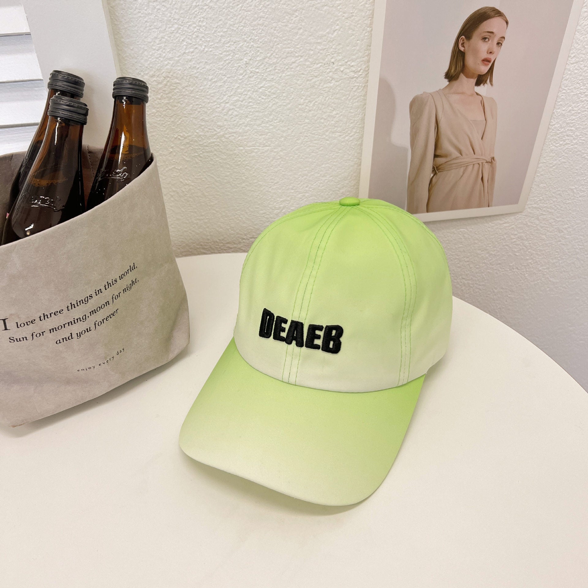 Wholesale Three-dimensional Embroidered Letter Cotton Baseball Caps