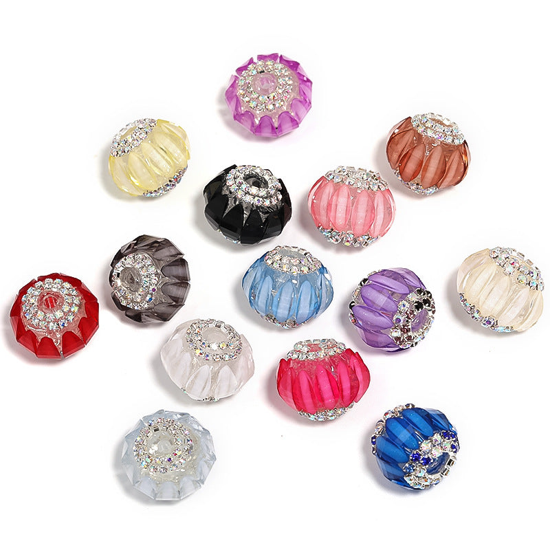 Wholesale 20pcs Heavy Duty Petal Rhinestone Chain Beads