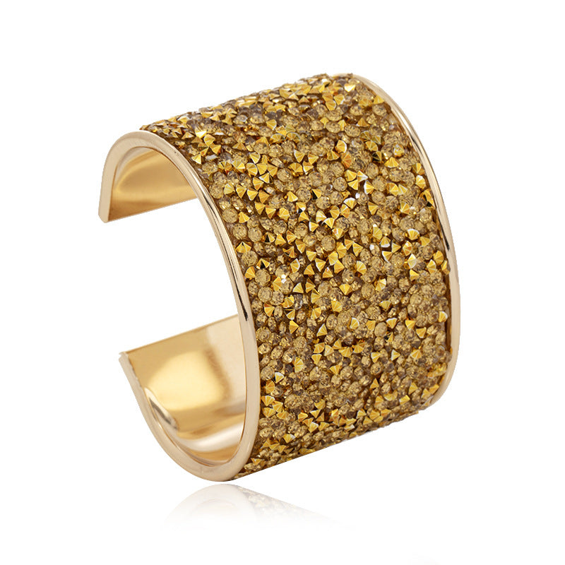 Wholesale Electroplated Diamond Crystal Bracelet with Brilliant Broken Diamonds