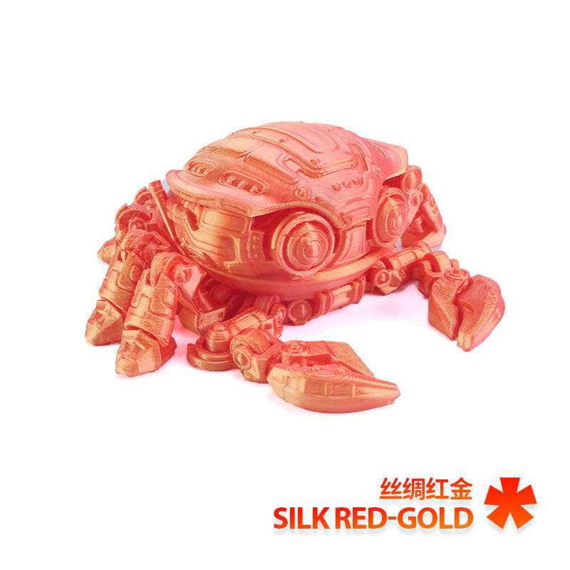Wholesale 3D printed cyberpunk crab mechanical crab movable joint children' s gift toy