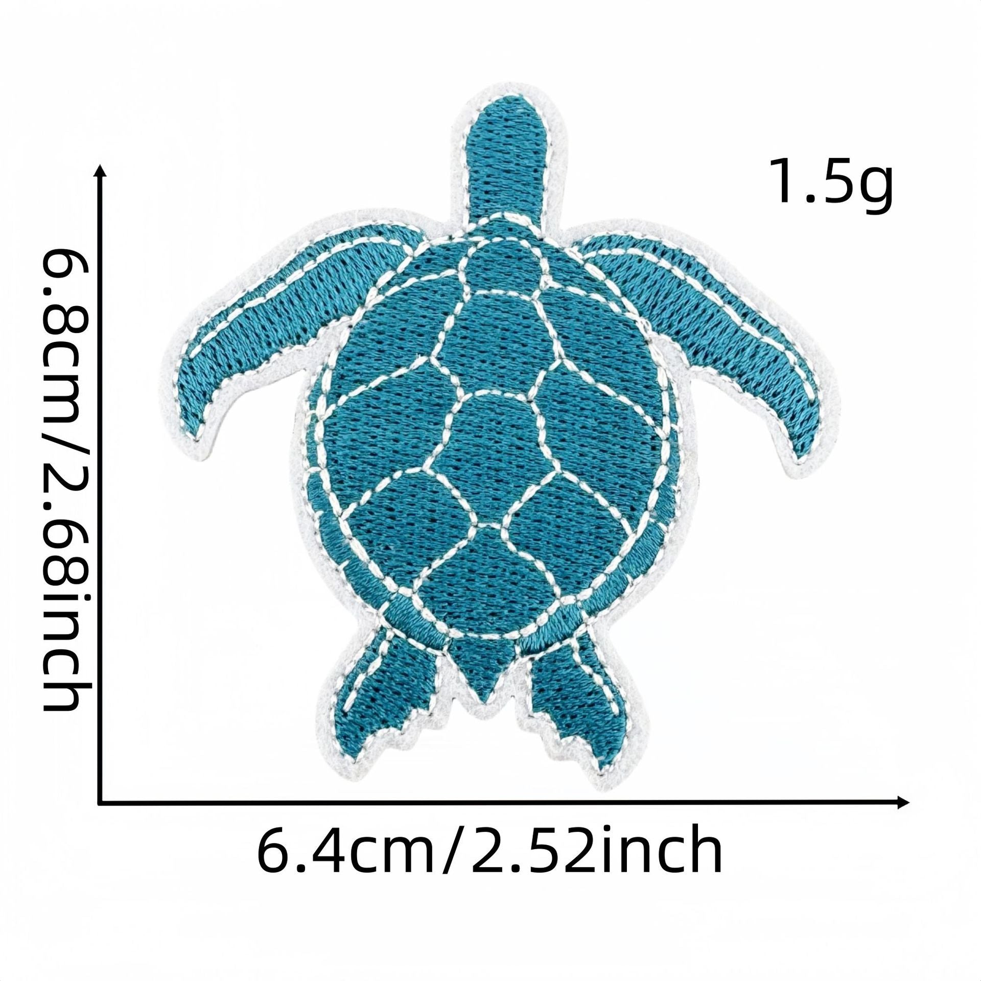 Wholesale Beach  decoration cartoon color embroidery badge badge sticker