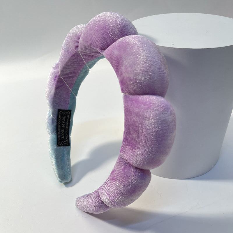 Wholesale Velvet Cloud High Crown Temperament Sponge Headband