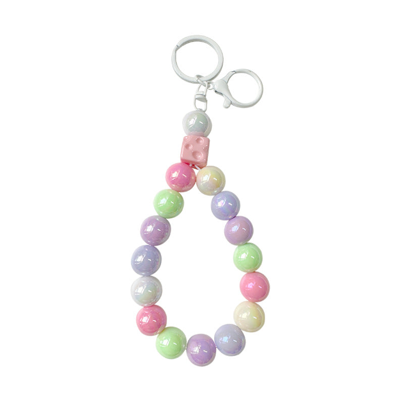 Wholesale Colorful Bead Keychain