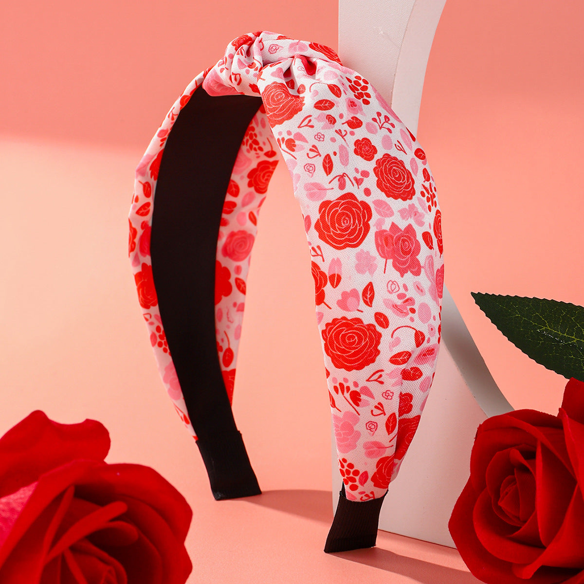 Wholesale Valentine's Day Love Fabric Pink Y2k High Heels Pattern Pattern Hair Accessories