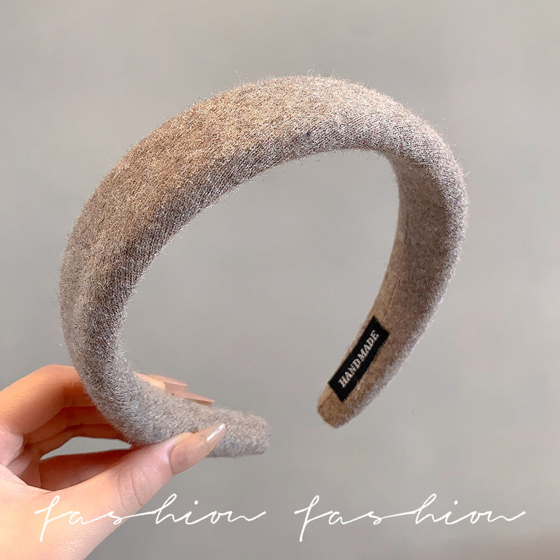 Wholesale Grey wide bow headband