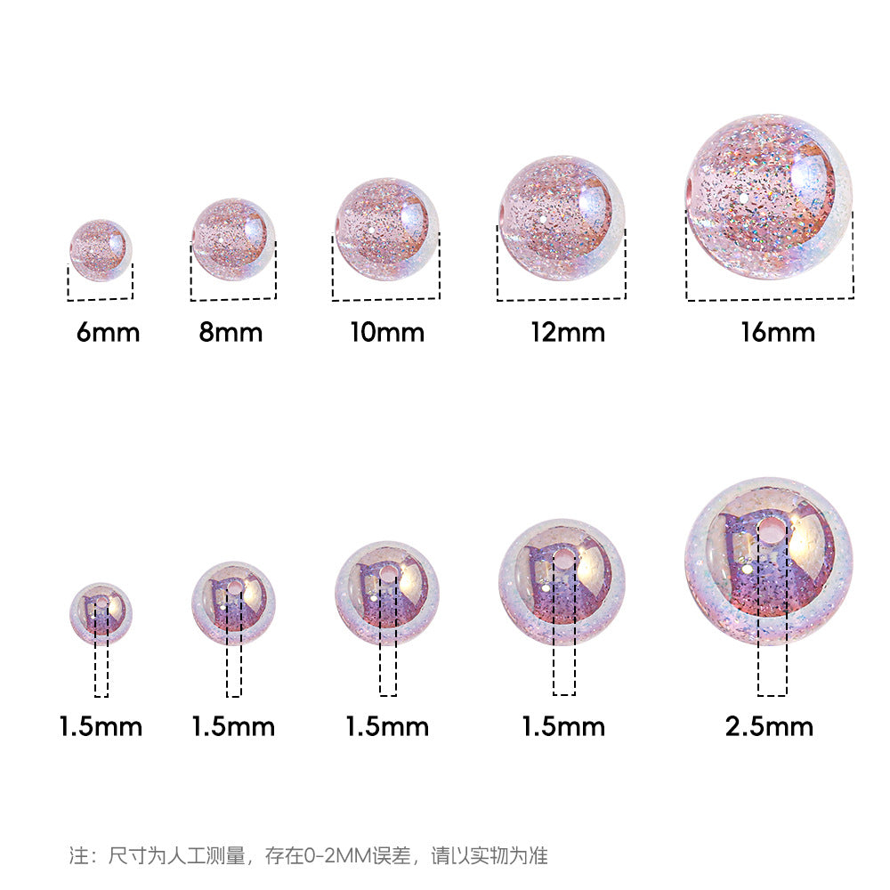 Wholesale 30pcs Laser Straight Hole DIY Handmade Loose Beads