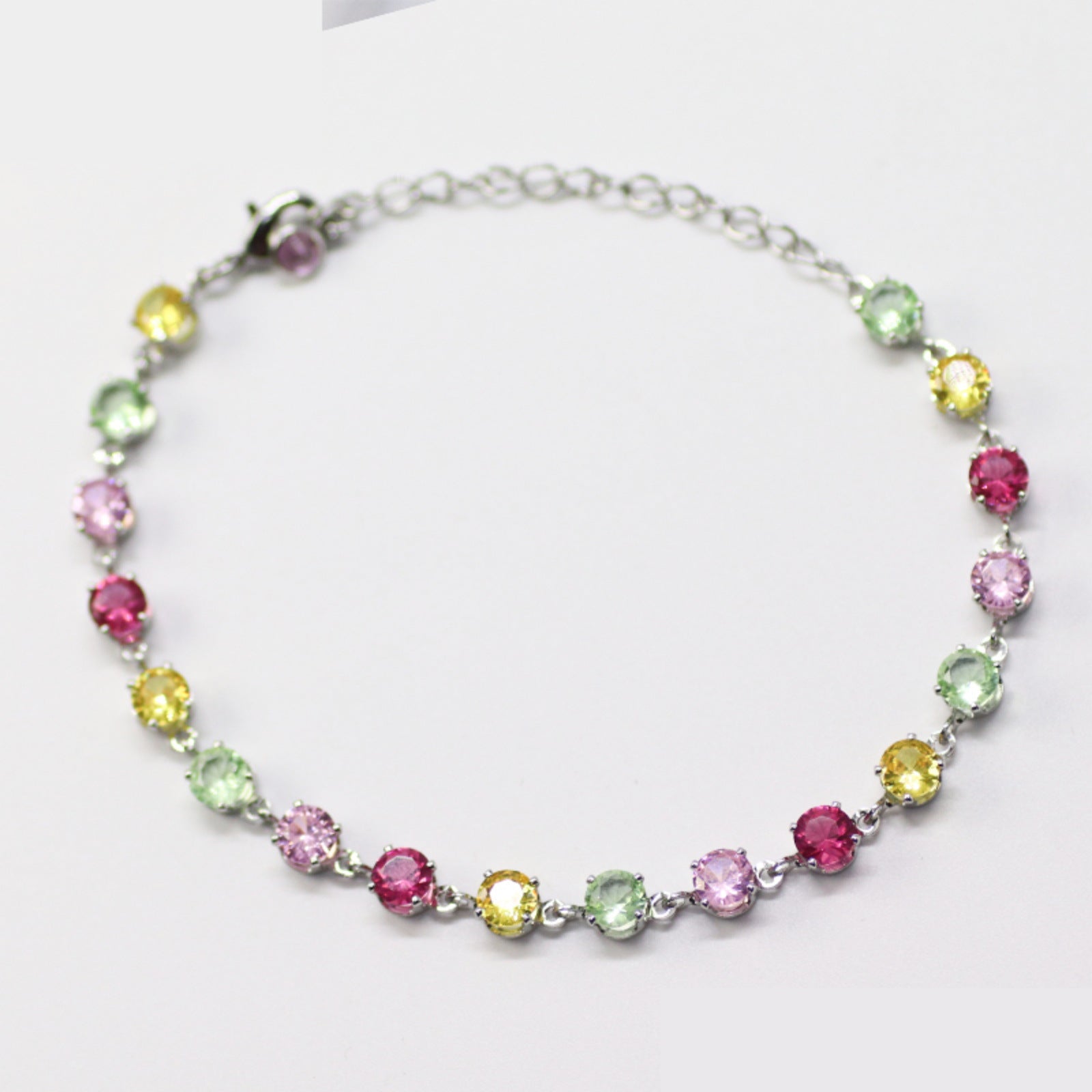 Wholesale Octagonal Millennium Rose Cut Zirconia Bracelet