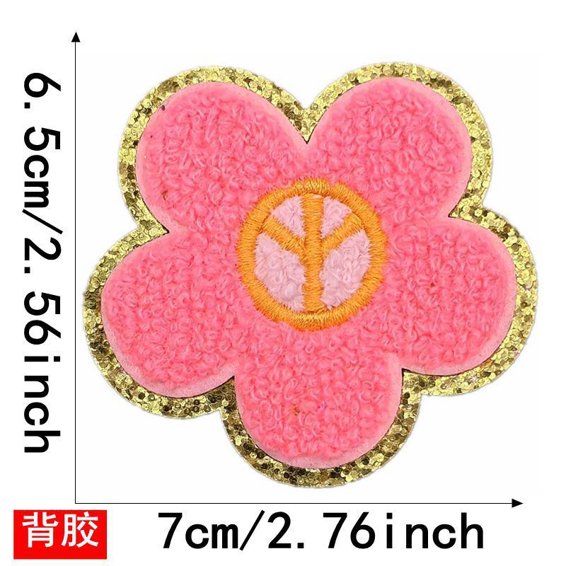 Wholesale Embroidered Patch Set Of 14 Decorative Fashion Accessory For Bags Clothing Gift Boutique Resale
