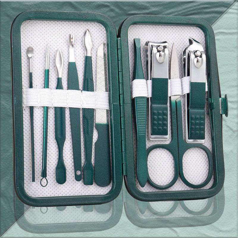 Wholesale Emerald Green Nail Clippers Complete Set