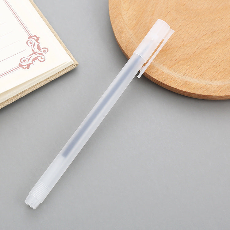Wholesale Plastic Transparent Matte Rollerball Pen