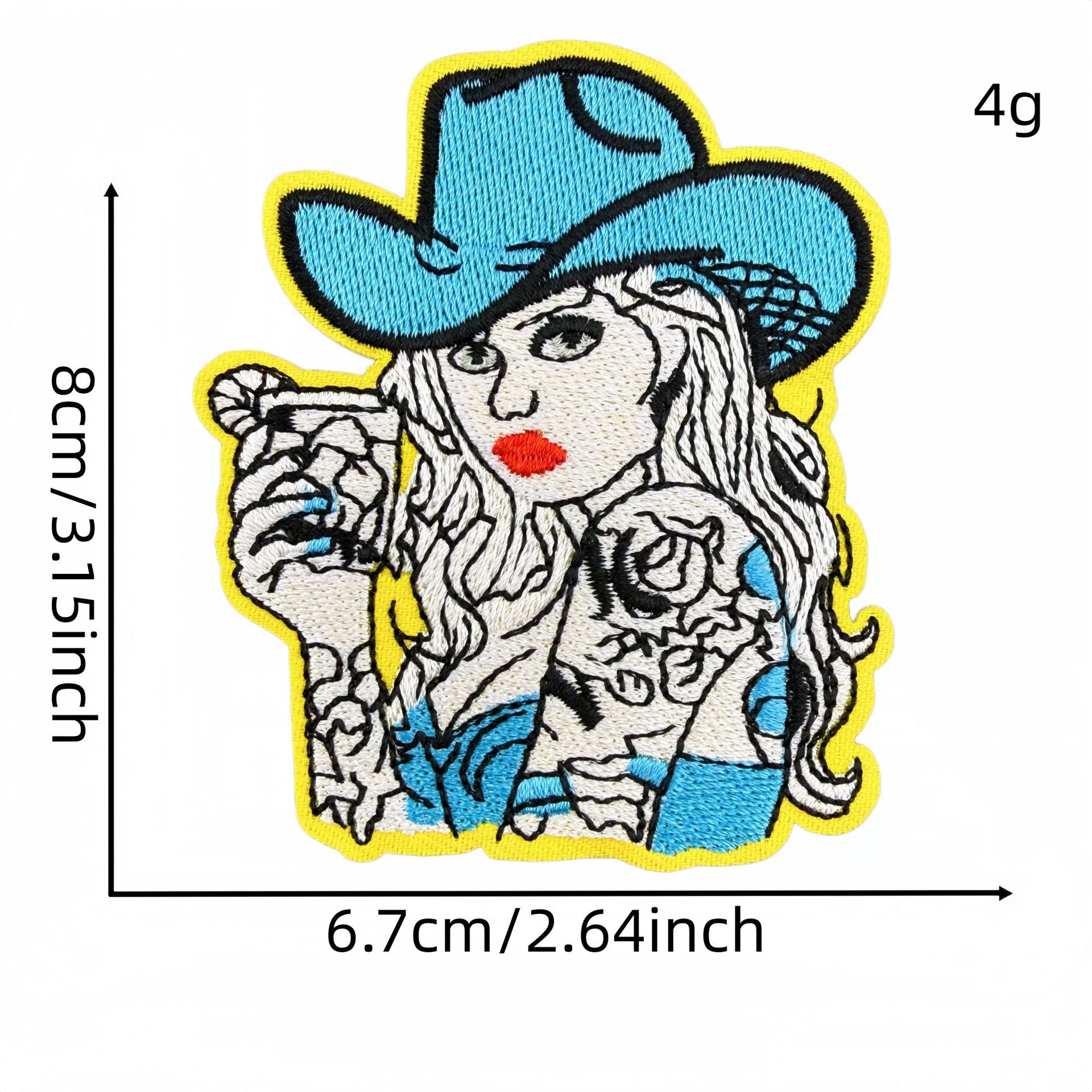 Wholesale Trendy Boho Turquoise Embroidered Patches Western Denim Patch Set 22 Pieces Decorative For Clothing Bags DIY Accessory