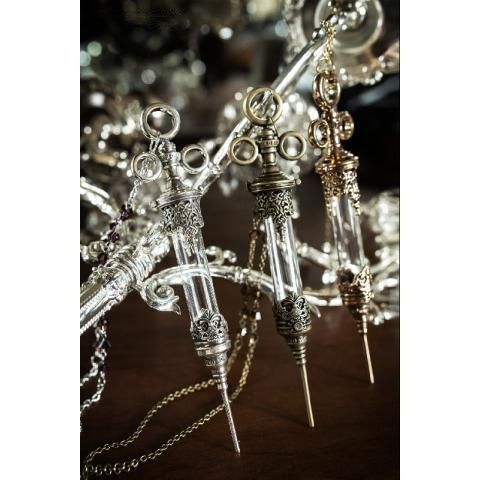 Wholesale Original Medieval Syringe Necklace Potion Bottle