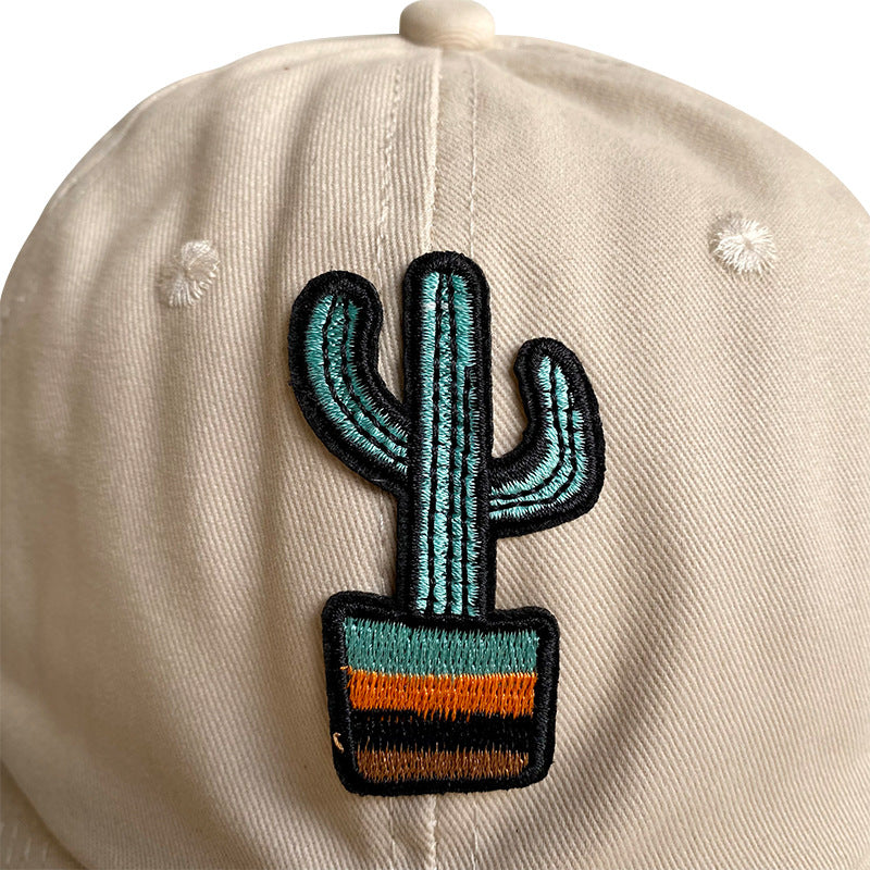 Wholesale Western Cowboy Cactus Off-White Baseball Cap