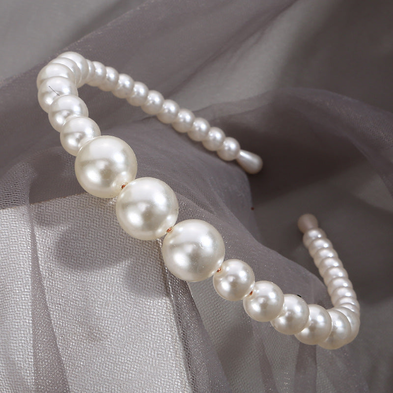 Wholesale Flower Pearl Hair Hoops
