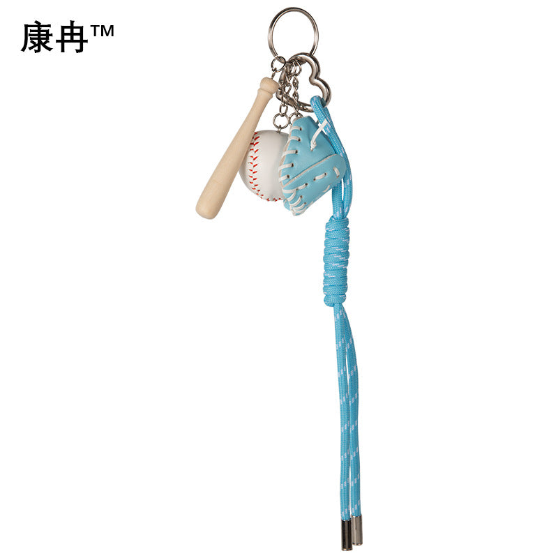 Wholesale Mini Cross-border Explosions Baseball Keychain Bag Pendant Softball Gloves Softball Baseball Pendant