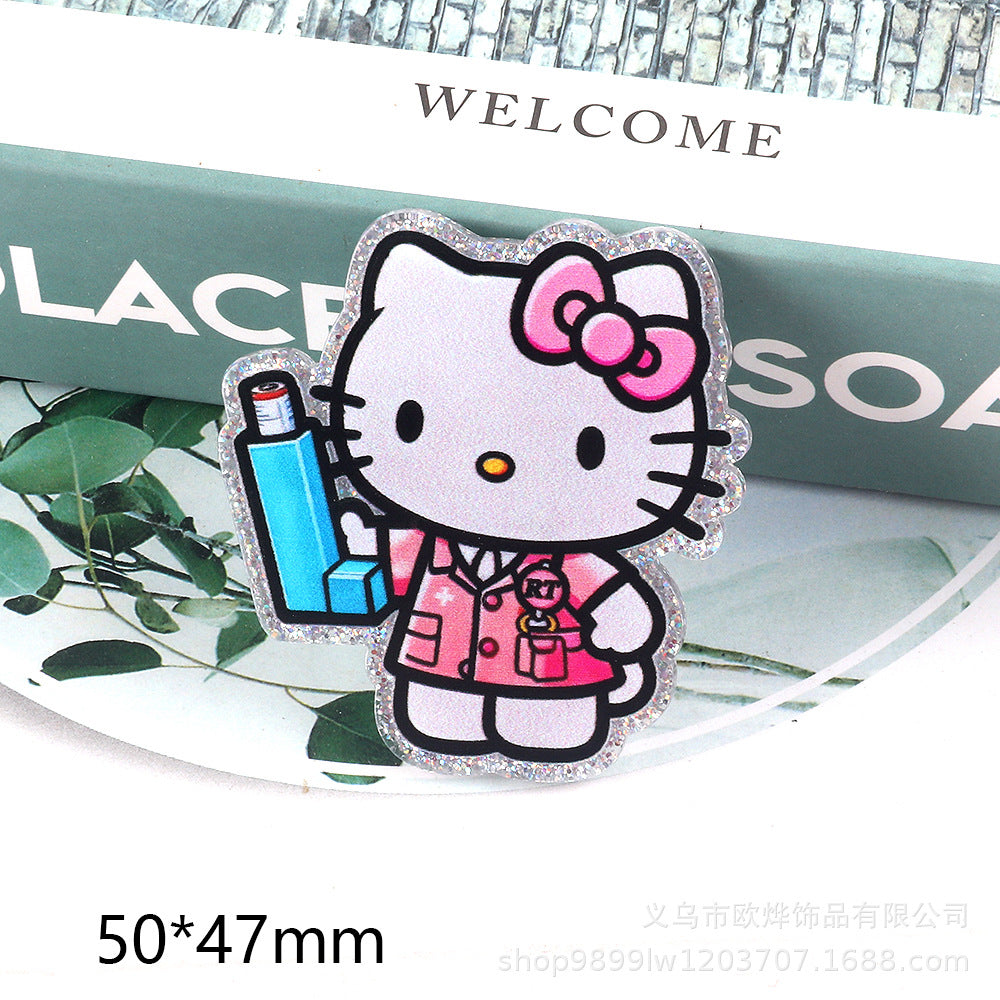 Wholesale Cute cartoon character and animal accessories in acrylic OLY Exclusive