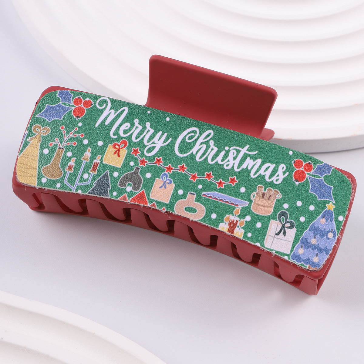 Wholesale Christmas Snowman Christmas Ball Decoration Hair Clip