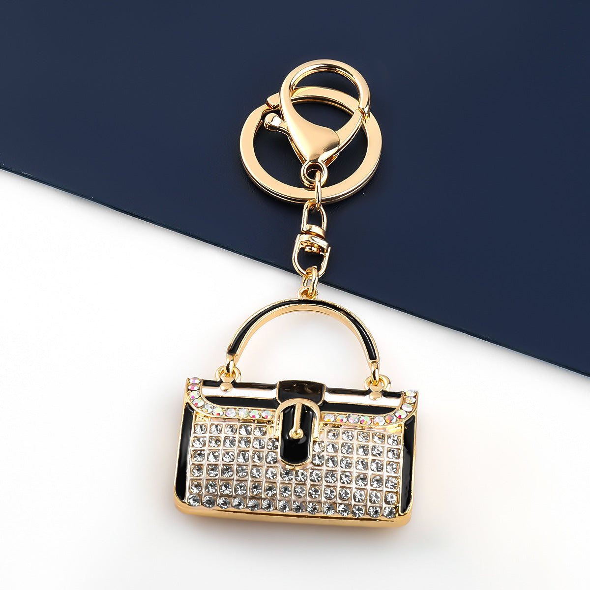 Wholesale Alloy Drop Oil Diamond Fashion Bag