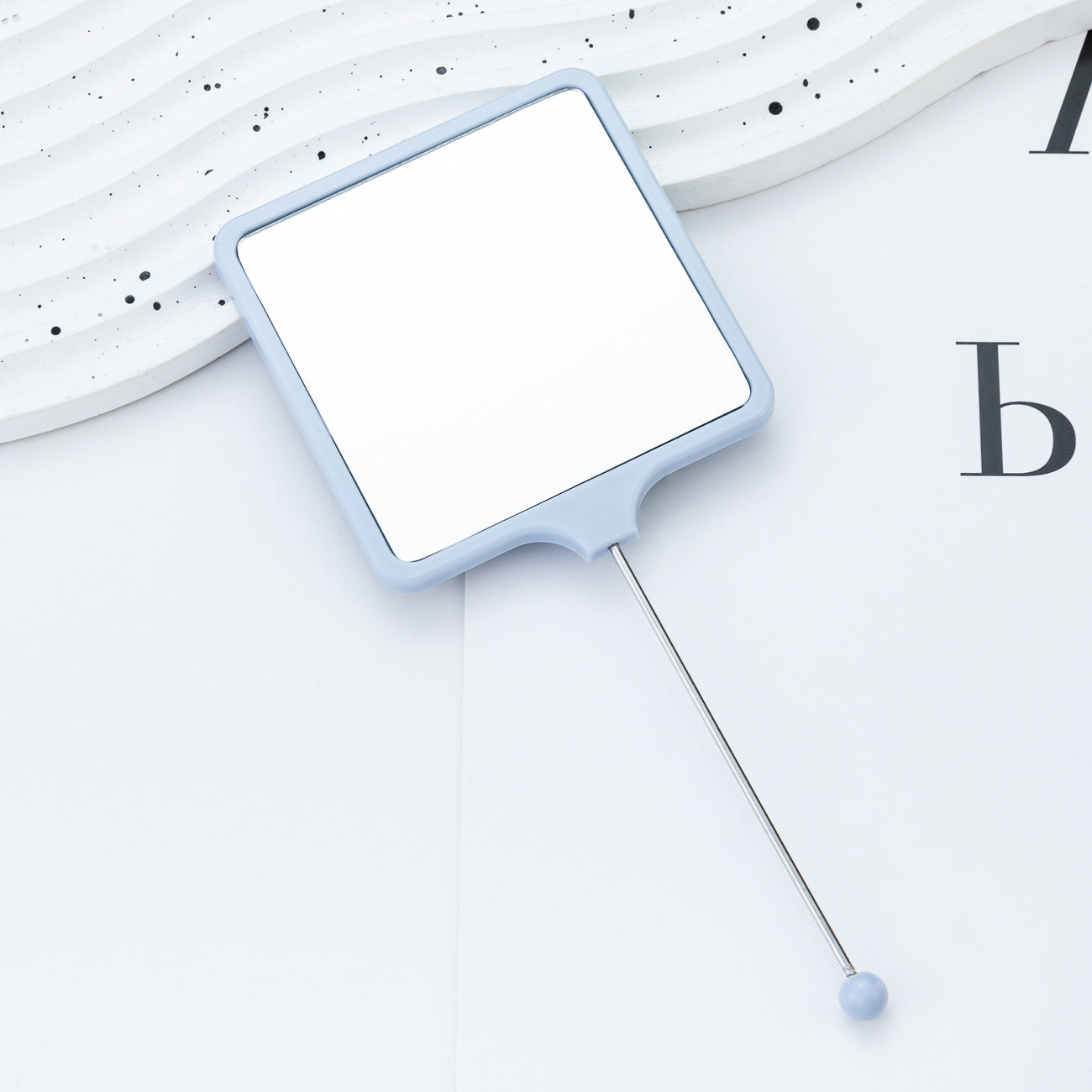 Wholesale Multicolor hand-held square DIY small mirror