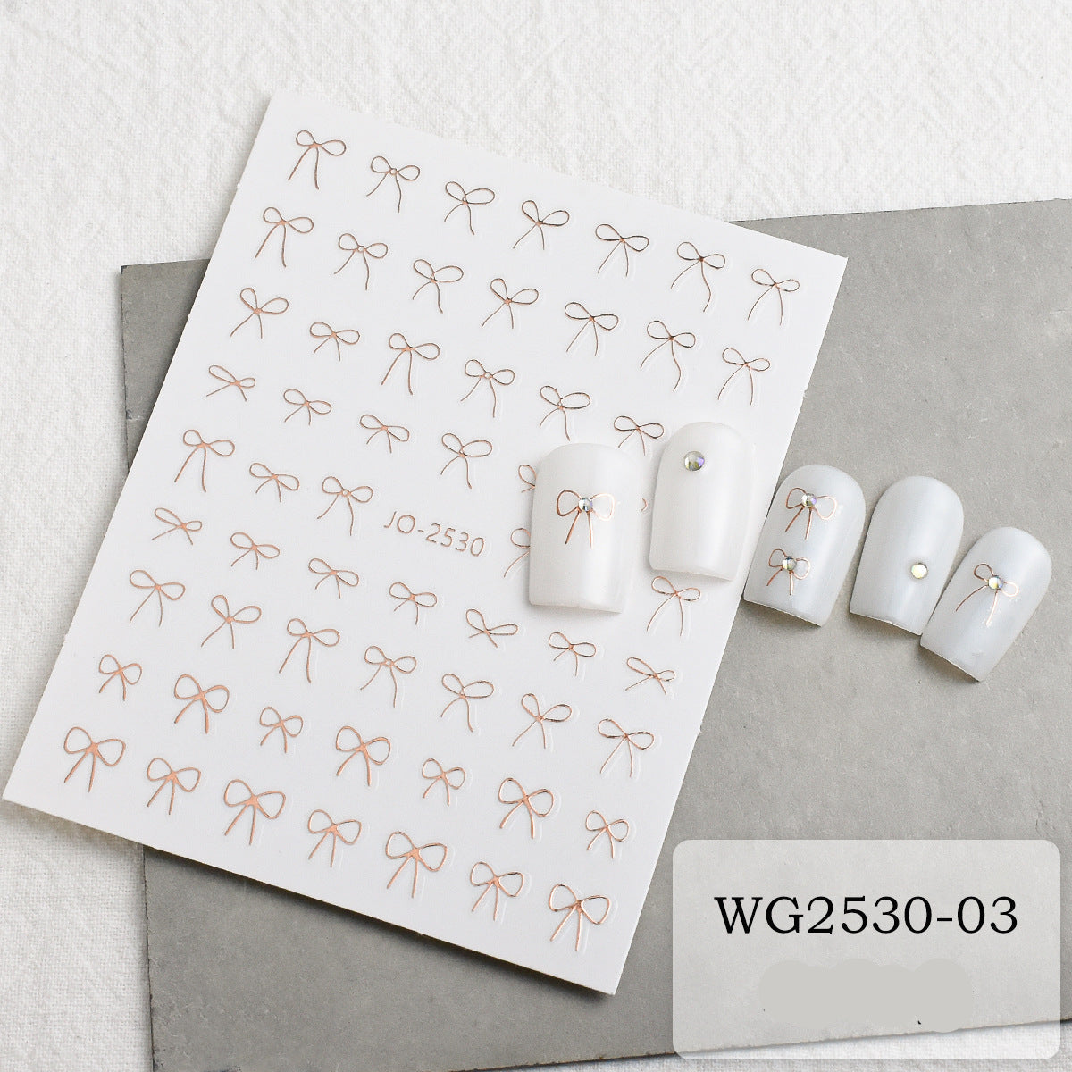 Wholesale Explosive Bow Nail Art Sticker