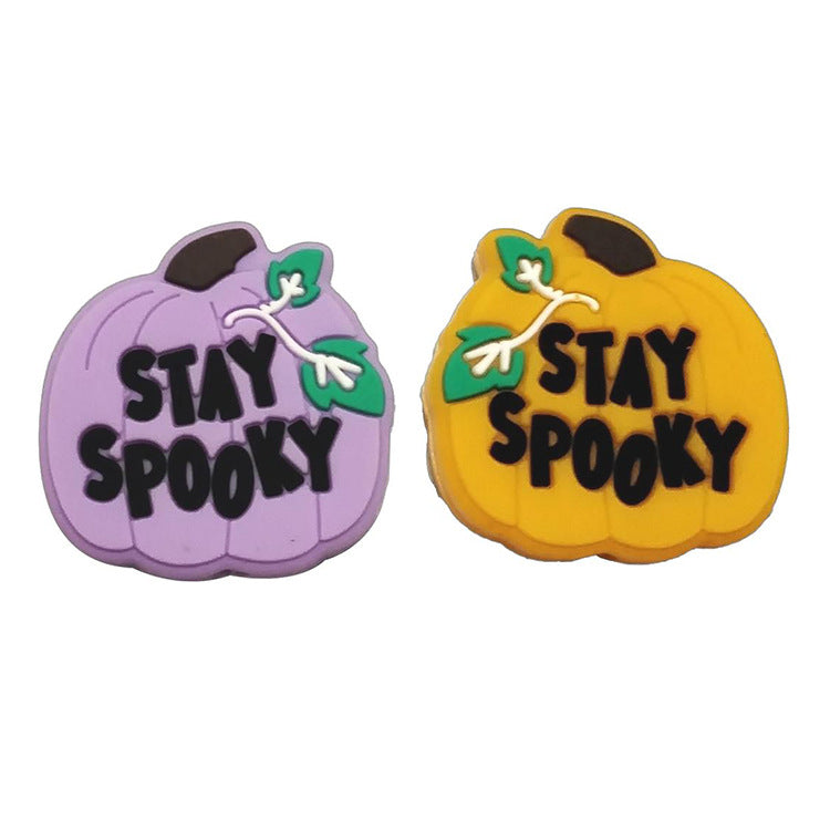 Wholesale  20pcs Cartoon colored pumpkin Halloween Focal Beads