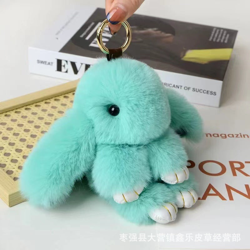 Wholesale Dead Rabbit Rex Rabbit Fur Keychain