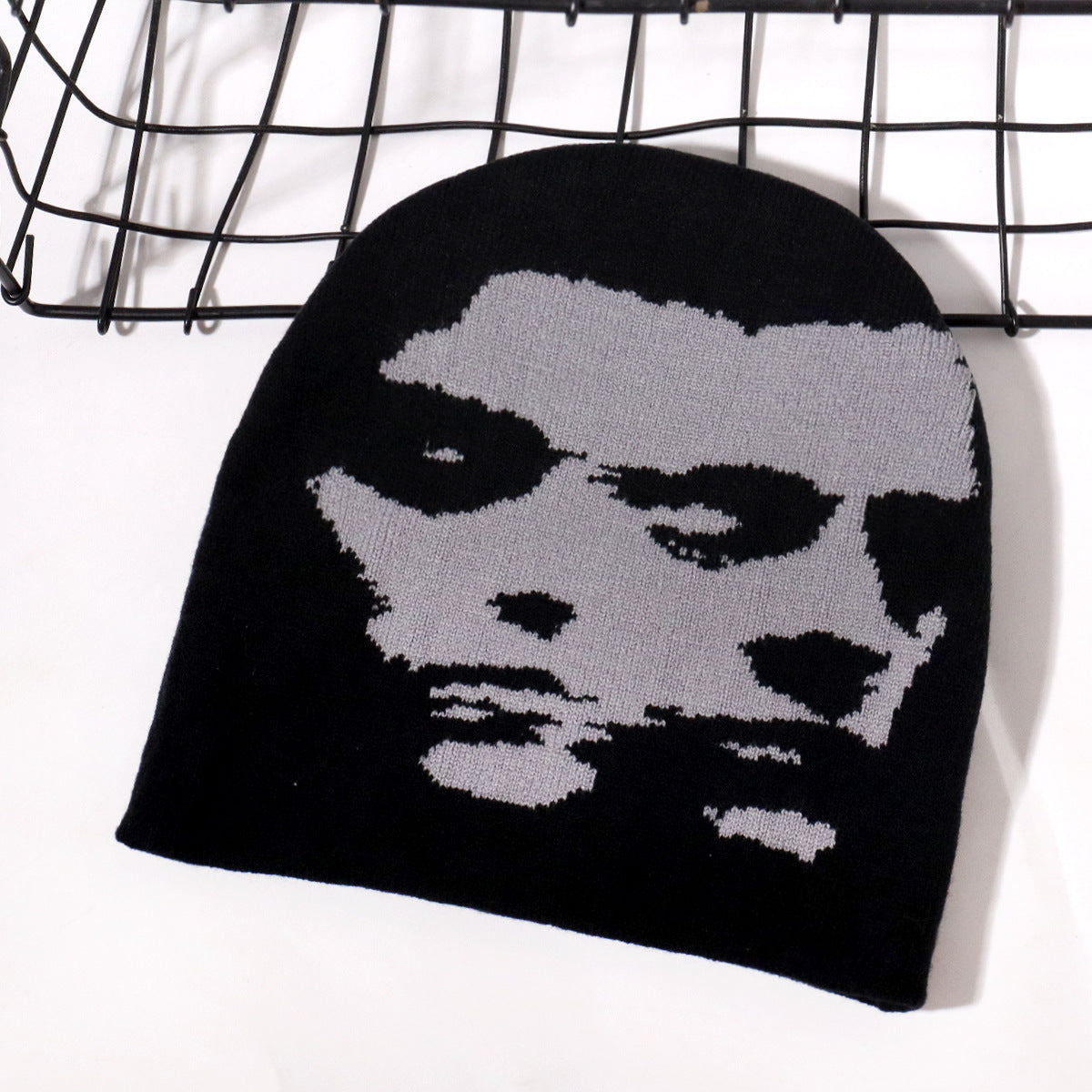 Wholesale Image Single Jacquard Knitted Hat