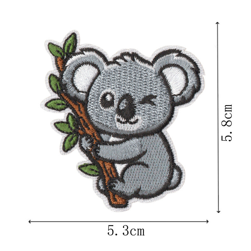 Wholesale Cute Forest Animal Embroidery Patches Set Of 9 Iron On DIY Decorative Accent For Kids Clothing Repair Backpack Hat Decor